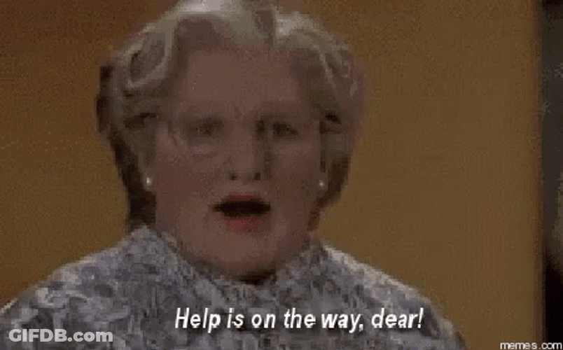 Mrs Doubtfire High Speed Run GIF