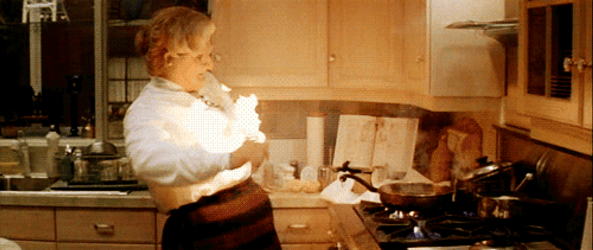 Mrs. Doubtfire Kitchen On Fire GIF