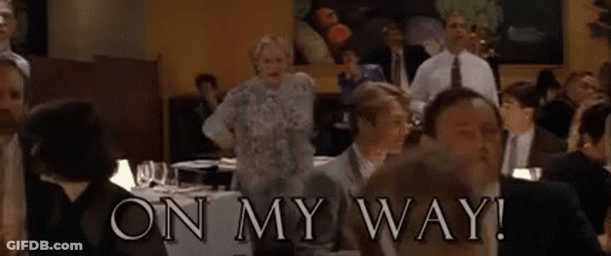Mrs Doubtfire Running On My Way GIF