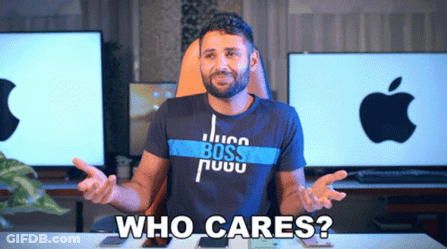 MrWhoseTheBoss Who Cares GIF