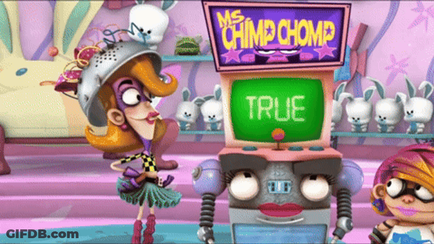 Ms Chimp Chomp True GIF