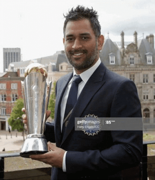 MS Dhoni Champion Trophy GIF