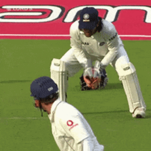 MS Dhoni Jumps Celebrate GIF