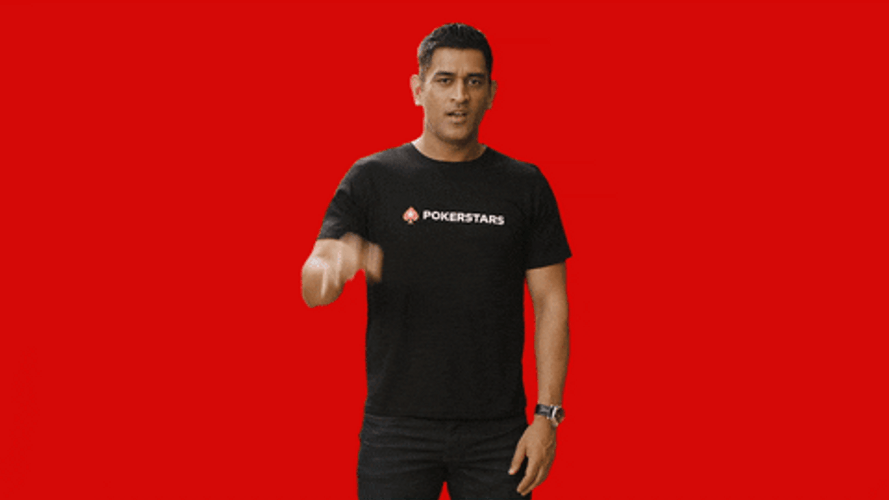 MS Dhoni Poker Ok GIF