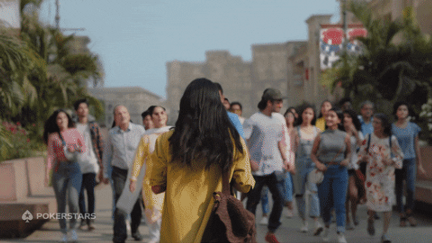MS Dhoni Poker Woman Encounter GIF