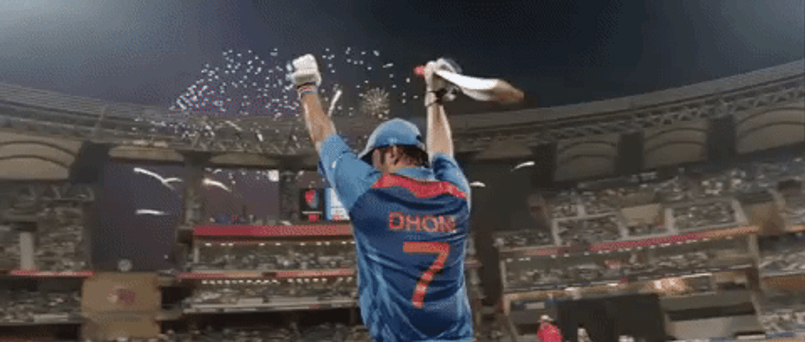 MS Dhoni Sushant Singh Rajput Fireworks GIF