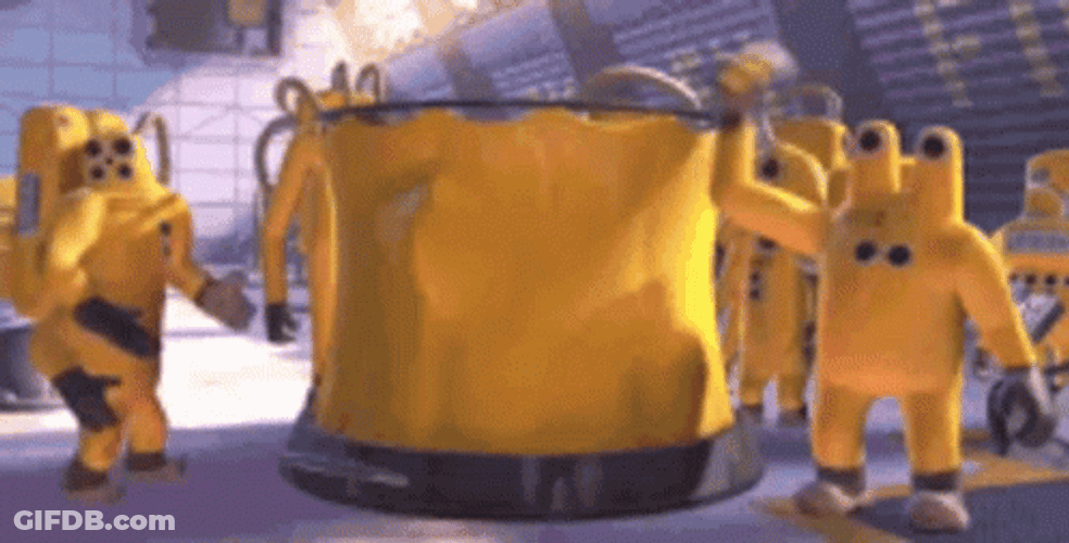 Ms. Roz Tricks In Monsters Inc GIF
