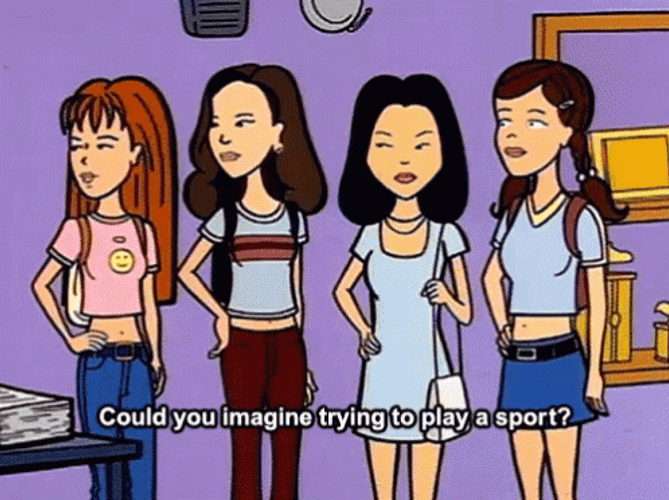 MTV Daria Show Introverts GIF