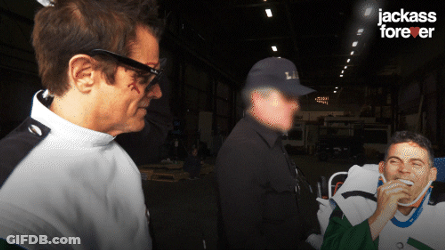 MTV Reality Stunt Show Jackass Johnny Knoxville Missing Teeth Smile GIF