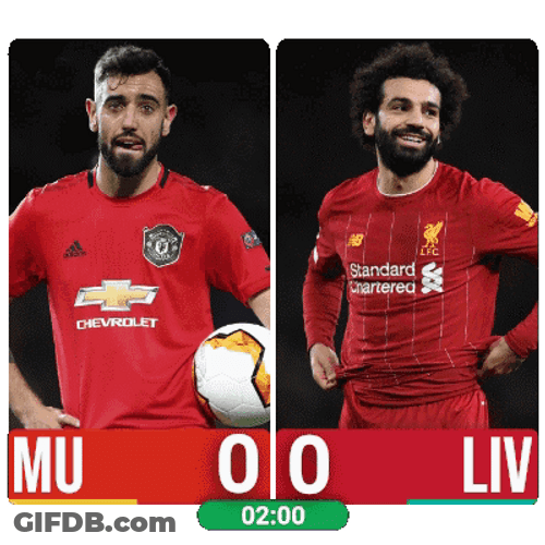 MU And LIV Match Football Time GIF