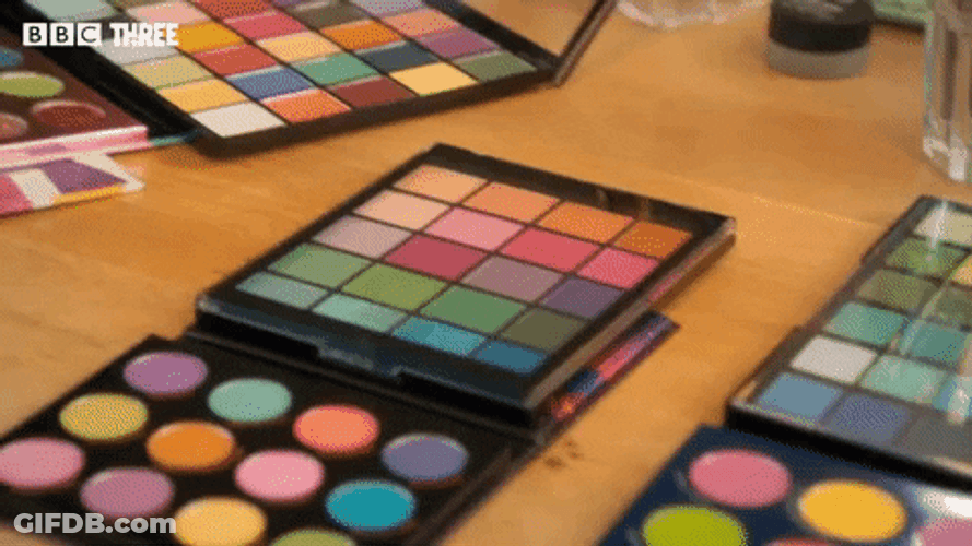 Mua Make Up Eyeshadow Palette Colorful GIF
