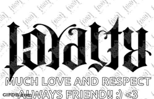 Much Love And Respect Sign GIF