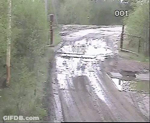 Muddy Road With 001 GIF