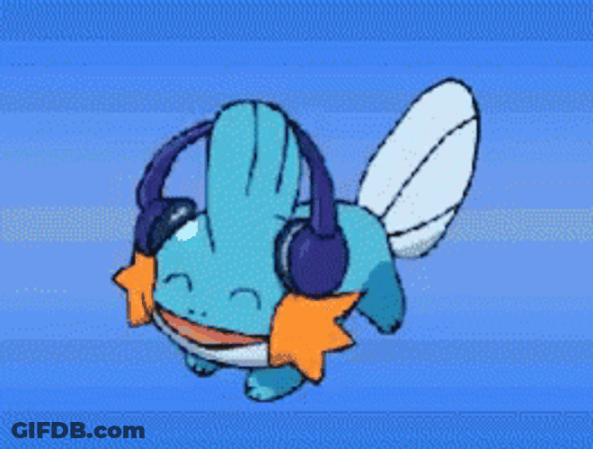 Mudkip Enjoying The Music GIF