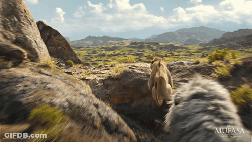 Mufasa The Lion King Poster Lion And Lioness GIF