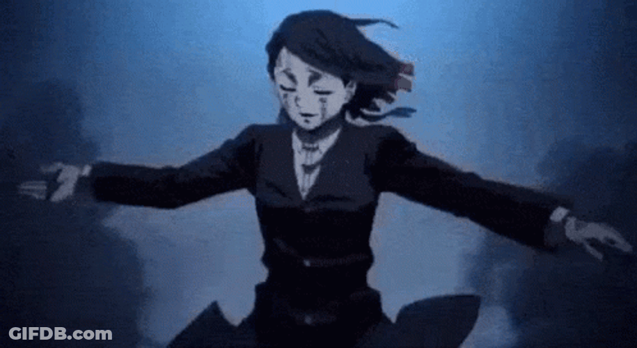 Mugen Train Demon Slayer Fighting Enmu GIF