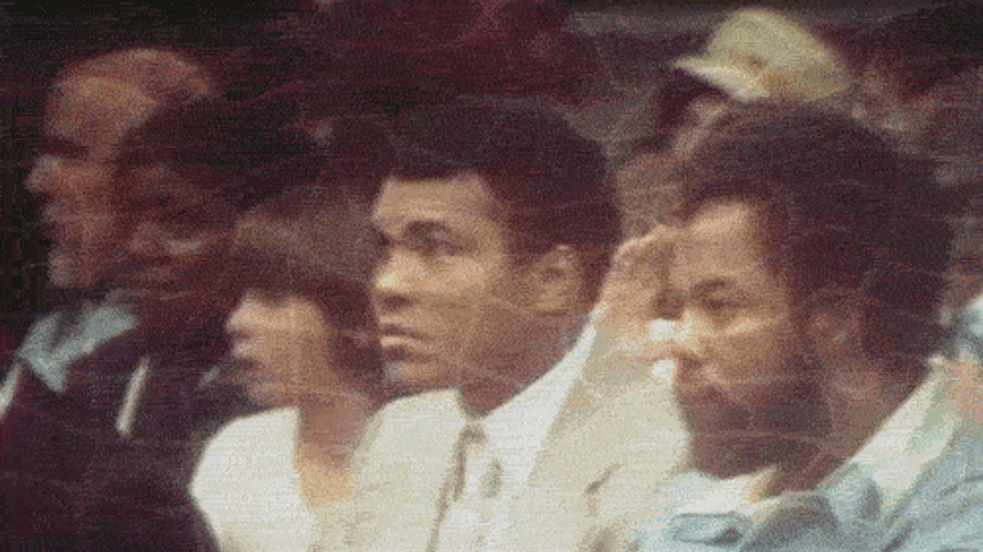 Muhammad Ali Stand To Wave GIF