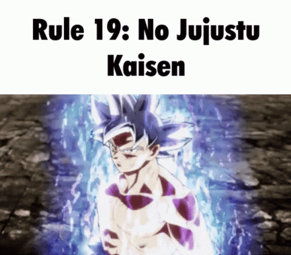 Mui Goku Dragon Ball No Jujutsu Kaisen GIF