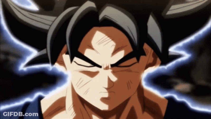 Mui Goku Dragon Ball Transformation GIF