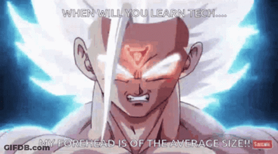 Mui Goku Forehead Average Size GIF