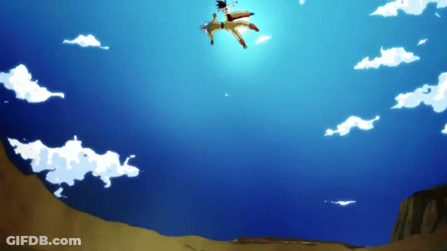 Mui Goku Ultra Instinct Punch Slow Motion GIF