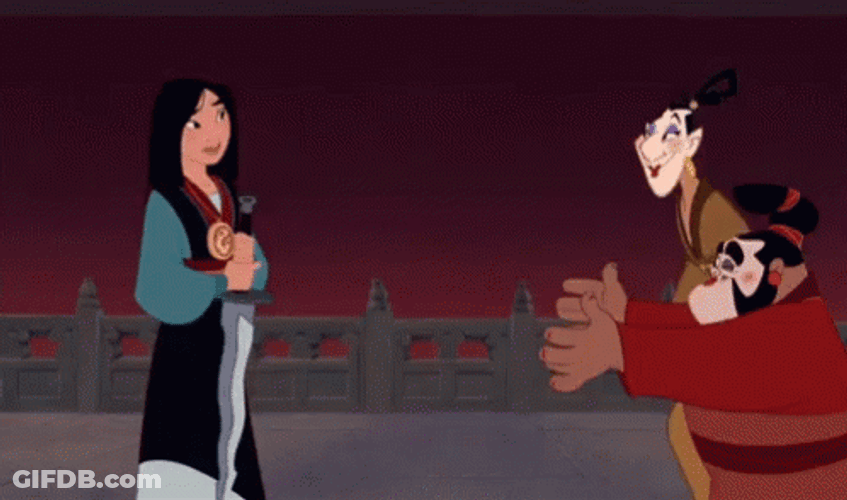 Mulan Chien-Po Ling Yao Hug GIF