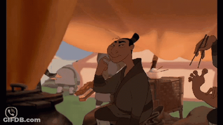 Mulan Shock Weird Men GIF