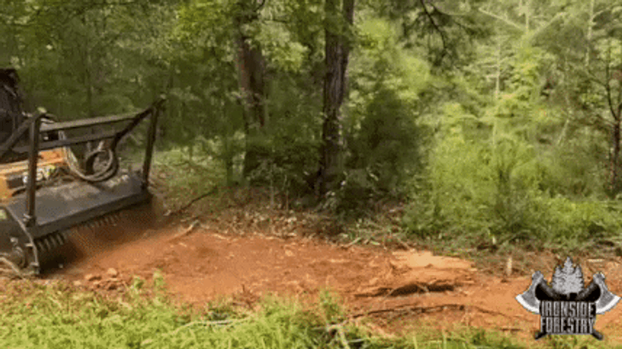 Mulcher Reversing To Create Mulch GIF