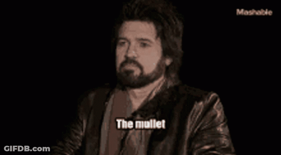 Mullet Is A Symbol Of Power GIF