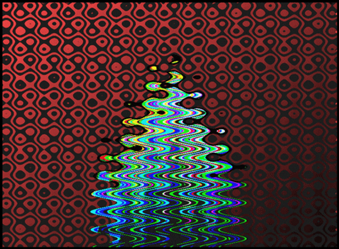 Multi Colored Disorienting Optical Illusion GIF