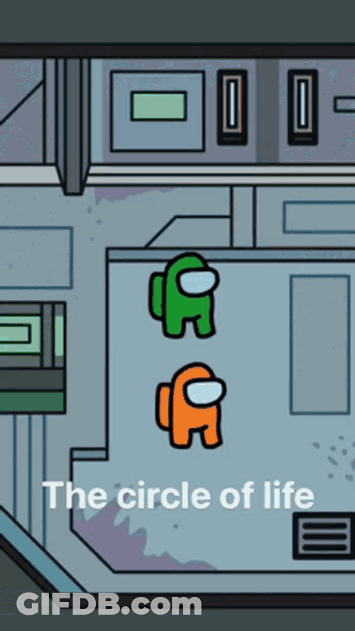 Multiplayer Game Among Us Circle Of Life GIF
