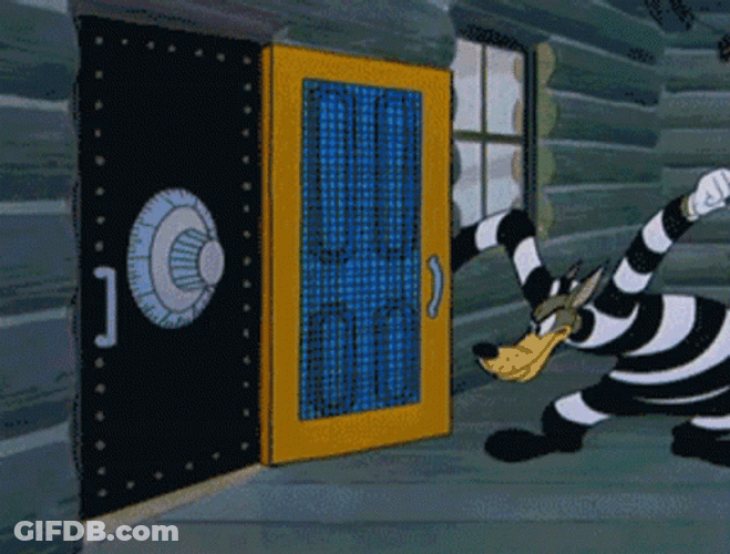 Multiple Doors Being Locked GIF