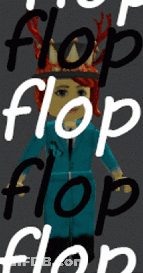 Multiple Flop Text GIF