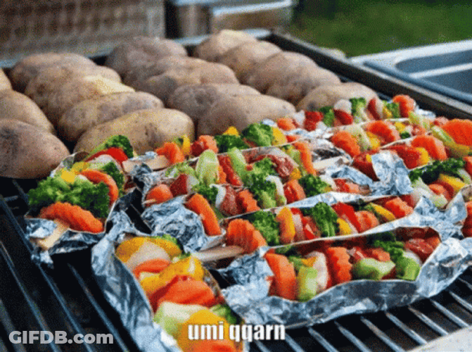 Multiple Types Vega Bbq Grill Slide Show GIF