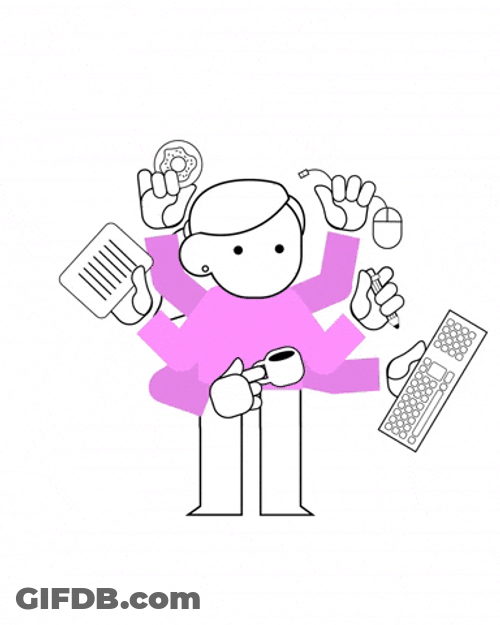 Multitask Monday Work Meme GIF