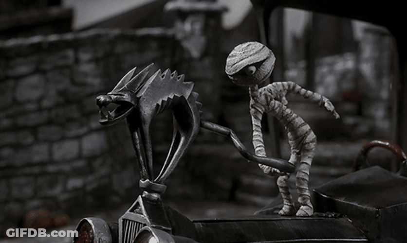 Mummy Boy Figure GIF