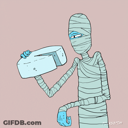 Mummy Can't Smell GIF