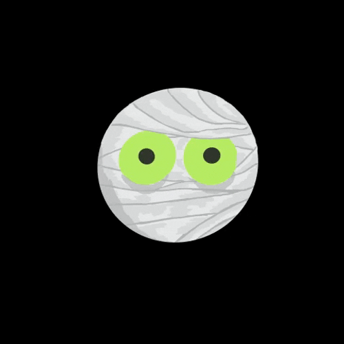 Mummy Green Eyes GIF