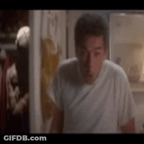 Mummy Hiding From The Man GIF