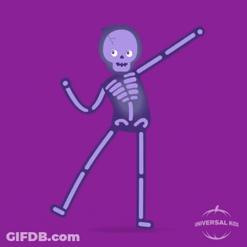 Mummy Skeleton Dancing GIF