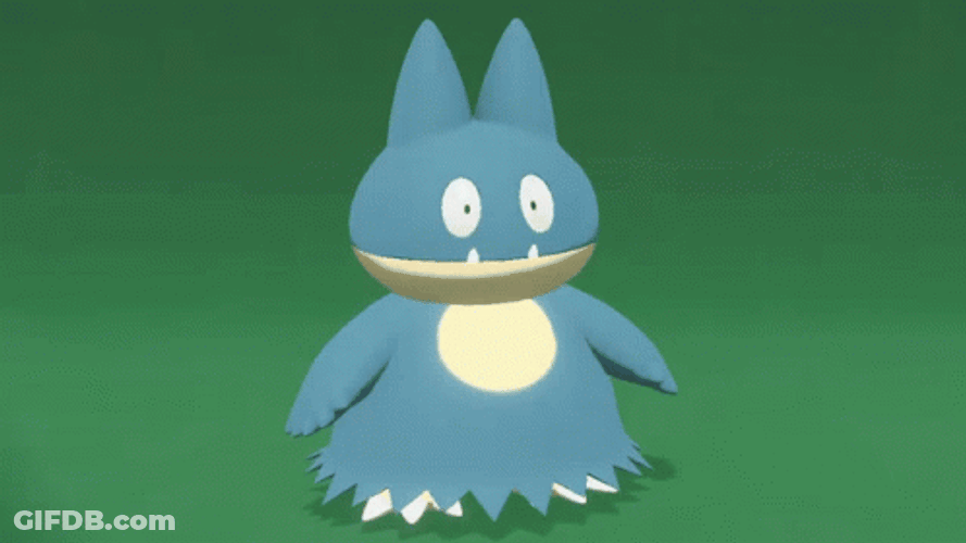 Munchlax Falling Down GIF