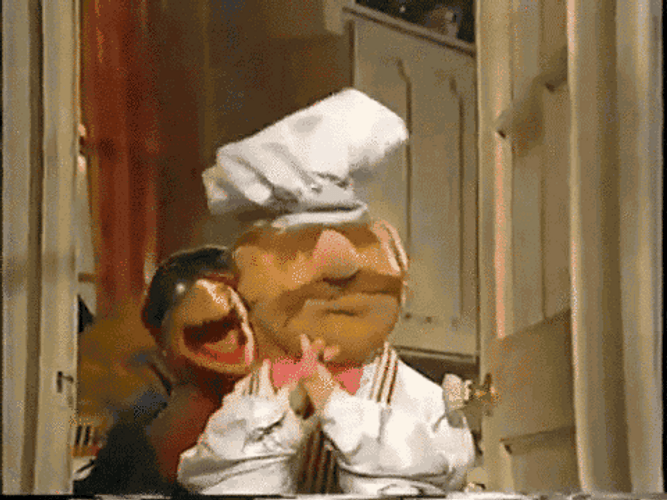 Muppet Chef Rubbing Hands GIF