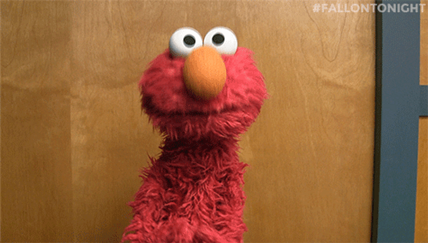 Muppet Elmo Nod GIF