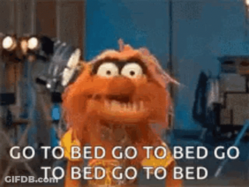 Muppet Show Muppet Saying Go To Bed GIF