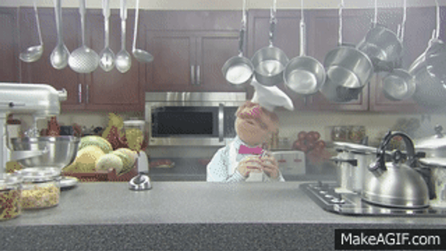Muppet Show Swedish Chef Calling GIF