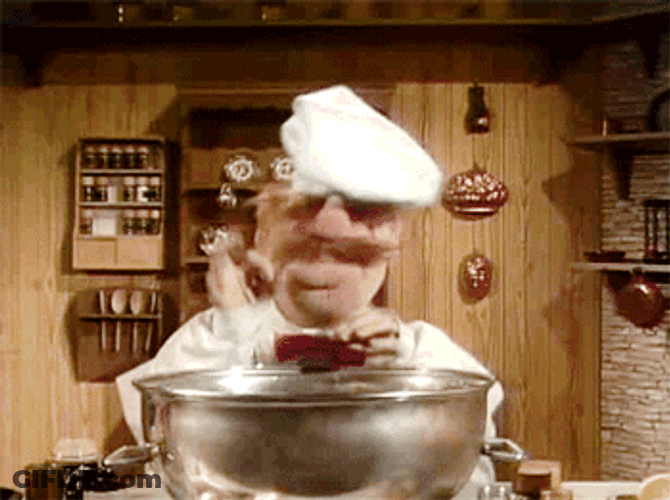Muppet Show Swedish Chef Cooking GIF
