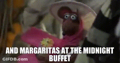 Muppet Wearing Hat And Flower GIF