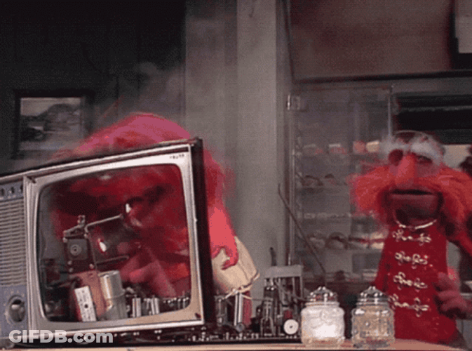 Muppets Animal Doing Experiment GIF