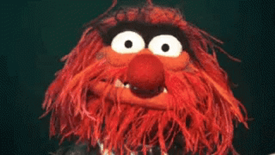 Muppets Animal Shouting GIF