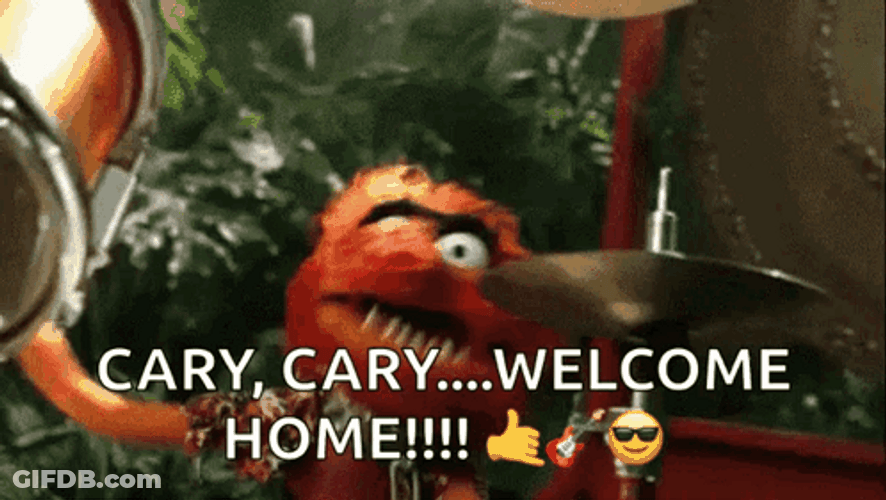 Muppets Animal Welcome Home Cary GIF